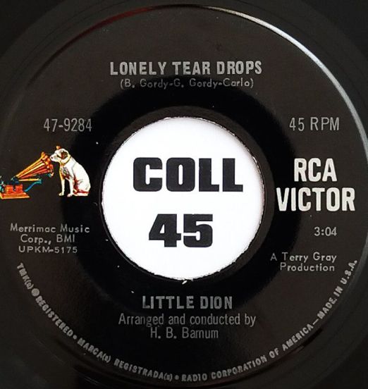 Little Dion - Lonely Tear Drops b/w Ten Feet Tall - RCA 7"