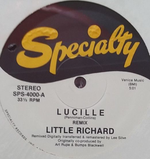 Little Richard - Lucille (Remix) b/w Heeby-Jeebies-Love (Remix) - Specialty 12"