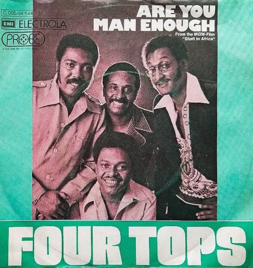 Four Tops - Are You Man Enough b/w Peace of Mind - EMI 7"