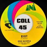 Hugh Masekela – Mace and Grenades b/w Riot – UNI 7″
