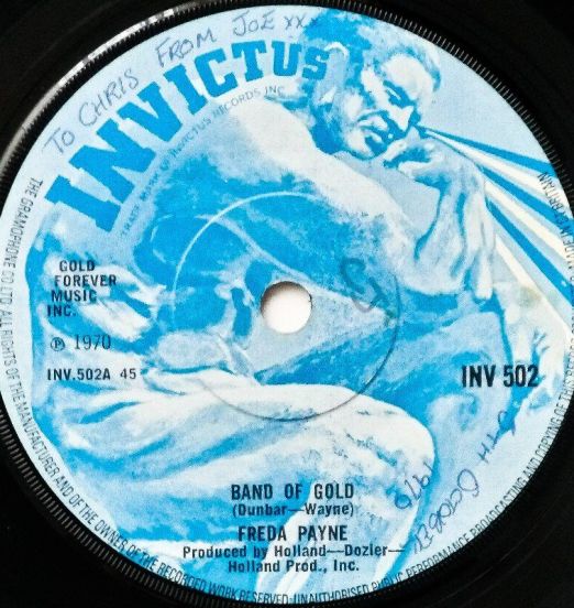 Freda Payne - Band of Gold b/w The Easiest Way to Fall - Invictus 7"