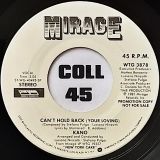 Kano – Can’t Hold Back (Your Loving) (Stereo) b/w Mono Version – Mirage DJ 7″