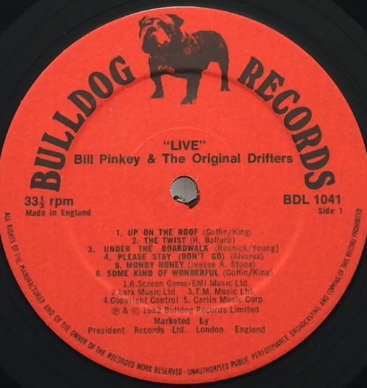 BillPinkeyAndTheOriginalDrifters-LiveLABEL