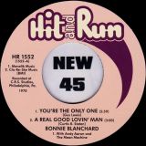 *BACK IN!* Bonnie Blanchard b/w Andy Aaron – You’re The Only One + A Real Good Lovin’ Man b/w Right On Time – Hit And Run UK 7″