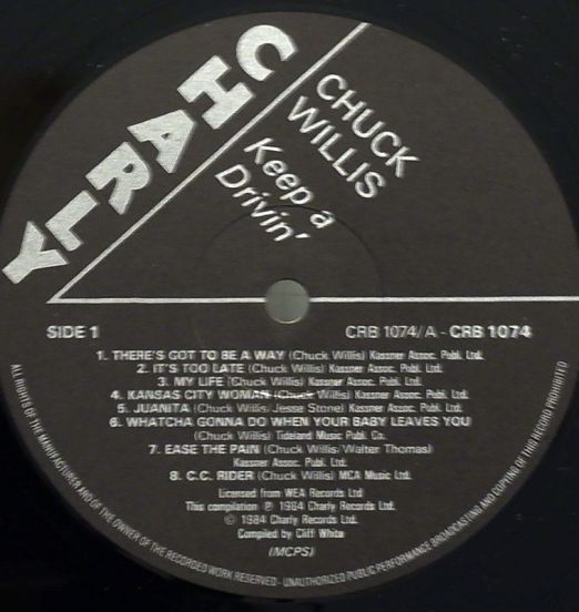 ChuckWillis-KeepADrivinLABEL