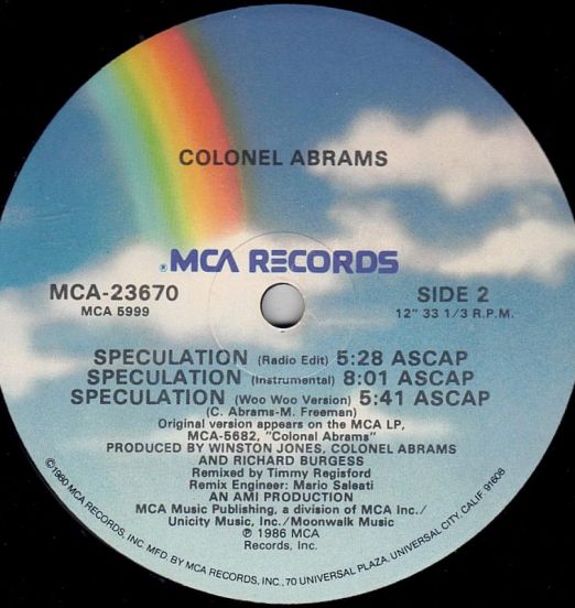 ColonelAbrams-Speculation(RadioEditAndInstrumentalAndWooWooVersion)12B