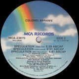 Colonel Abrams – Speculation b/w Speculation – MCA 12″