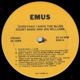 Joe Williams, Count Basie And His Orchestra –  Everyday I Have The Blues – EMUS LP