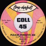 Du-Ettes – Please Forgive Me b/w Lonely Days – One-derful 7″