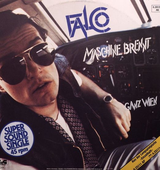 Falco - Maschine Brennt b/w Ganz Wien - GiG GER 12"