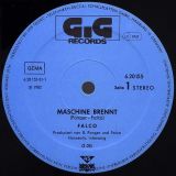 Falco – Maschine Brennt b/w Ganz Wien – GiG GER 12″