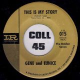 Gene And Eunice – Ko Ko Mo b/w This Is My Story – Imperial 7″