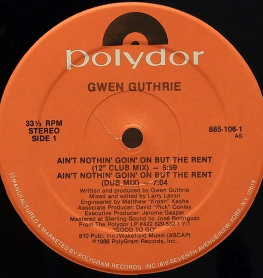 GewenGuthrie-AintNothinGoinOnButTheRentLABEL