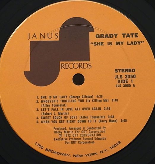 GradyTate-SheIsMyLadyLABEL
