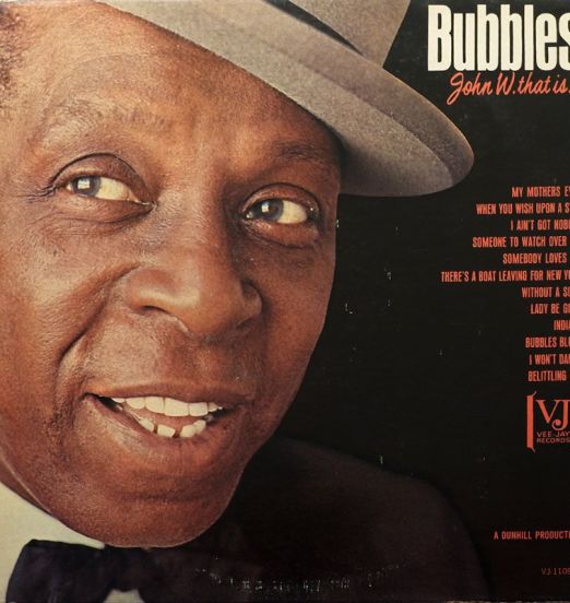John W. Bubbles - Bubbles (John W. That Is...) - Vee Jay LP