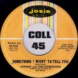 Johnny And The Expressions – Something I Want To Tell You b/w Where Is The Party – Josie 7″