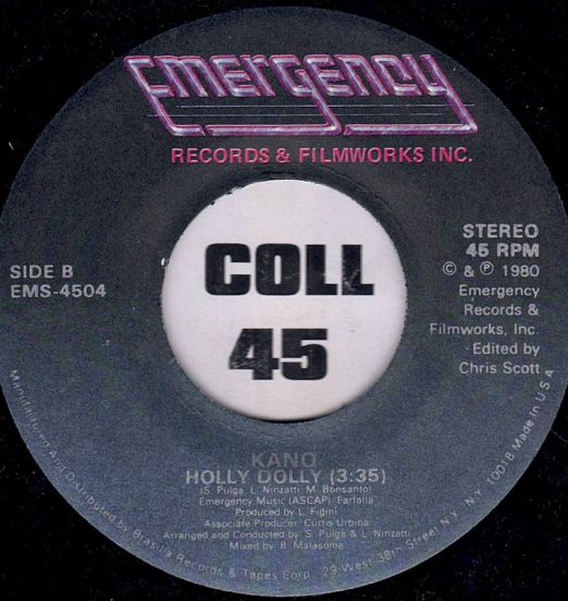 Kano-HollyDolly-Emergency45LabelB