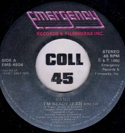 Kano - I'm Ready b/w Holly Dolly - Emergency 7"
