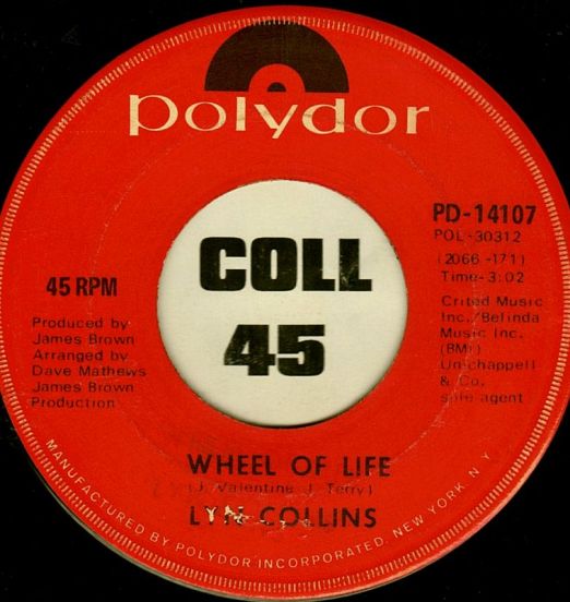 LynCollins-WheelOfLife-Polydor45LabelB