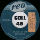 Mark Valentino – The Push And Kick b/w Walking Alone – Reo CN 7″