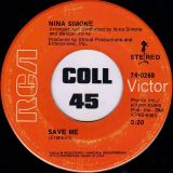 Nina Simone – Save Me b/w To Be Young, Gifted And Black – Rca 7″