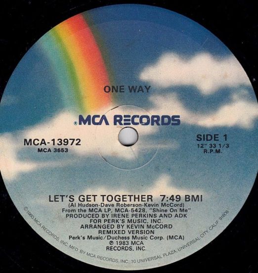 One Way - Let's Get Together b/w Didn't You Know It - MCA 12"