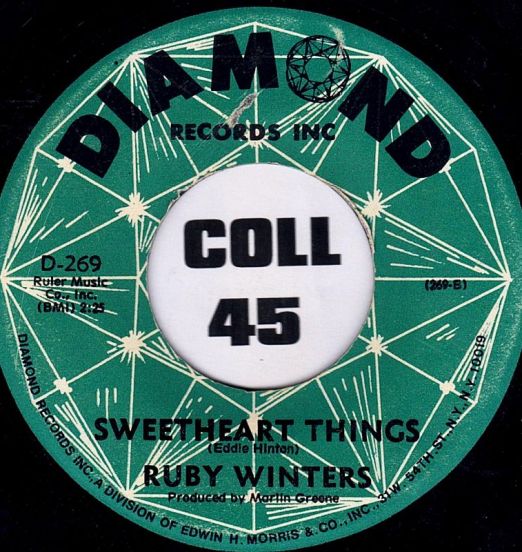 Ruby Winters - Sweetheart Things b/w Guess Who - Diamond 7"