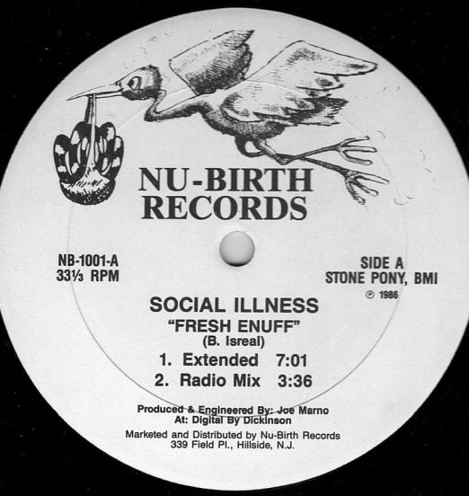Social Illness - Fresh Enuff - Nu-Birth DJ 12"