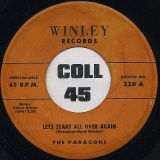 The Paragons – Let’s Start All Over Again b/w Stick With Me Baby – Winley 7″