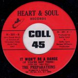 The Preparations – Get-E-Up (The Horse) b/w It Won’t Be A Dance (If You’re Not There) – Heart & Soul 7″