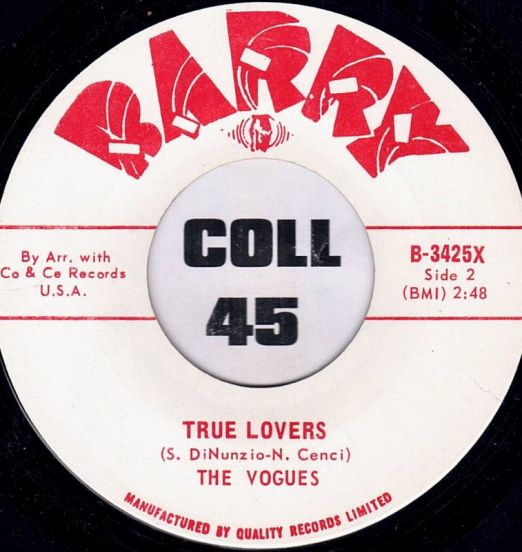 TheVogues-TrueLovers-Barry45LabelB