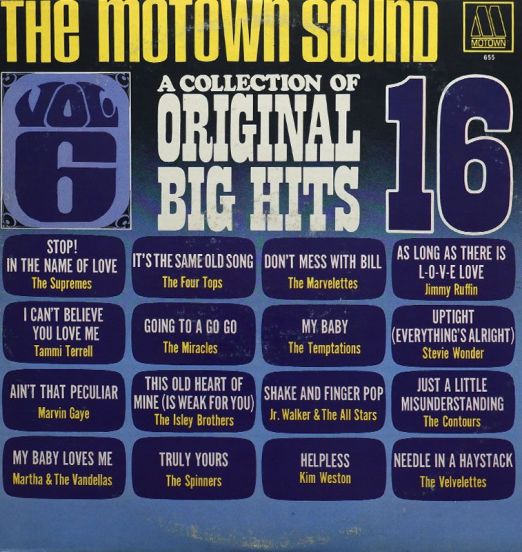 VA - The Motown Sound: A Collection Of 16 Original Big Hits Vol. 6 - Motown LP