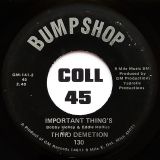 Third Demetion – If My Heart Was An Open Book b/w Important Thing’s – Bump Shop 7″