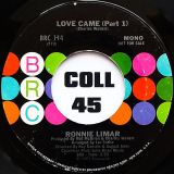 Ronnie Limar – Love Came (Part 1) (Stereo) b/w Mono Version – BRC DJ 7″