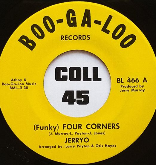 Jerry O - (Funky) Four Corners b/w Soul Lover - Boo-Ga-Loo Records 7"