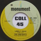 The Contrasts – What A Day b/w Lonely Child – Monument 7″