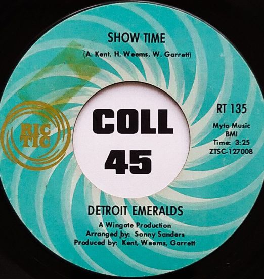 Detroit Emeralds - Show Time b/w Instrumental - Ric-Tic 7"
