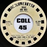 Young Henry Ford & The Gifts – Treat Her Nice b/w Two Hearts Make A Romance – Roulette DJ 7″