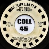 Young Henry Ford & The Gifts – Treat Her Nice b/w Two Hearts Make A Romance – Roulette DJ 7″
