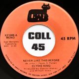 Clydie King – Never Like This Before b/w The Long And Winding Road – Lizard 7″