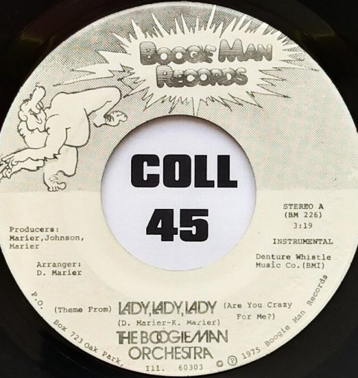 The Boogieman Orchestra - Lady, Lady, Lady b/w Instrumental - Boogie Man 7"