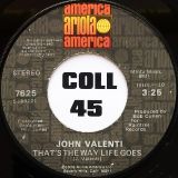 John Valenti – Anything You Want b/w That’s The Way Life Goes – Ariola America 7″
