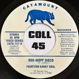 Fourteen Karat Soul – Doo-Wopp Disco b/w Doo-Wopp Disco (Instrumental) – Catamount 7″