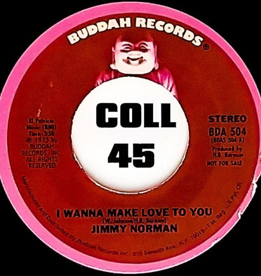 Jimmy Norman - I Wanna Make Love To You (Stereo) b/w Mono Version - Buddah DJ 7"
