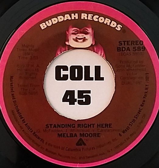 Melba Moore - Standing Right Here b/w Same - Buddah DJ 7"