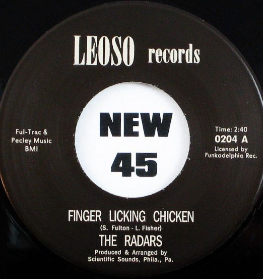 The Radars - Finger Licking Chicken b/w Sonny & Sandra - Bad Breaking Love - Tramp 7"