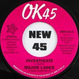 Major Lance – Investigate b/w It’s The Beat – Outta Sight UK 7″