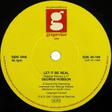George Hobson – Let It Be Real b/w A Place In Your Heart – Grapevine 2000 7″