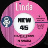 The Majestics – (I Love Her So Much) It Hurts Me b/w Girl Of My Dreams – Linda 7″