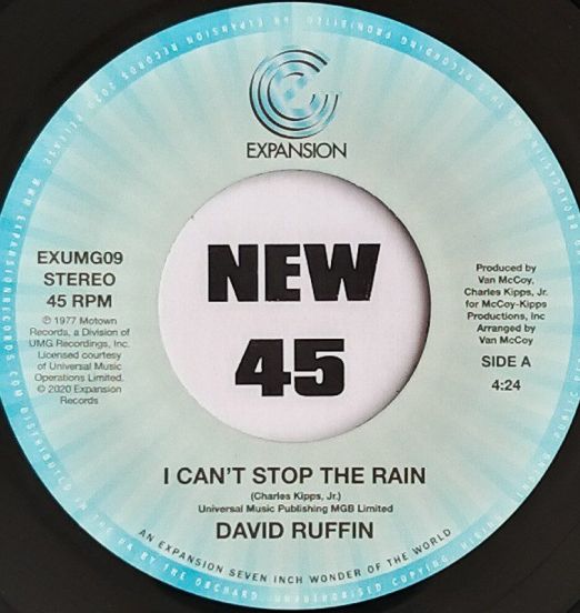 David Ruffin - I Can't Stop The Rain b/w Questions - Expansion 7"